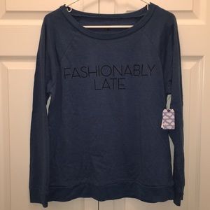 NWT Snooze Button Soft and Comfy Long-Sleeve